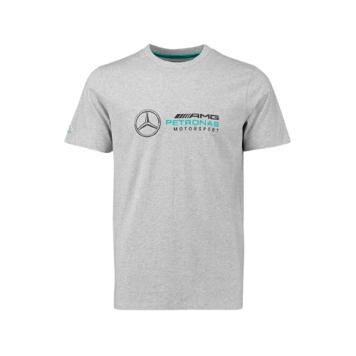 Mercedes-AMG Petronas Motorsport Men's Logo T-Shirt Grey 2018-Fanwear