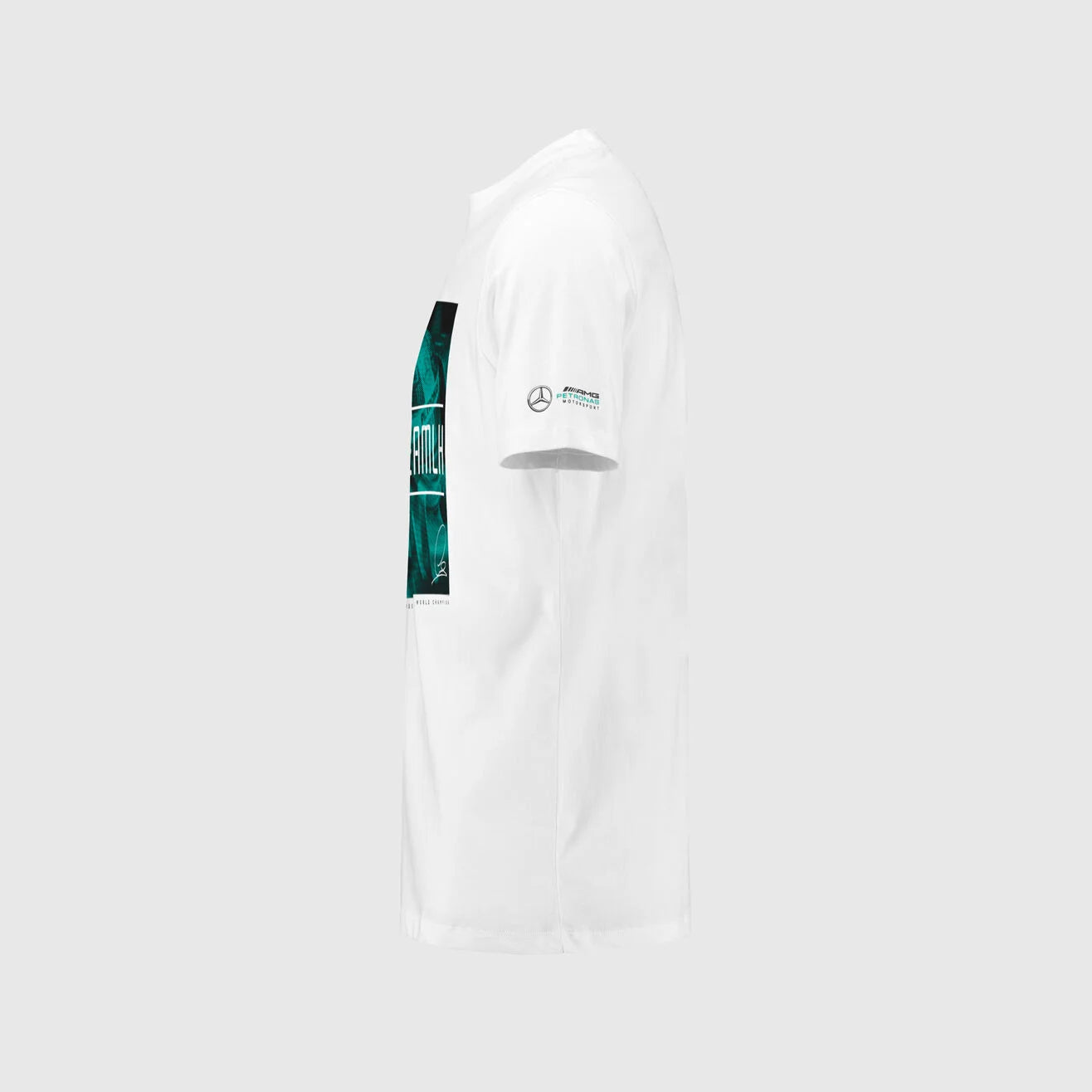 Mercedes-AMG Petronas Motorsport Mens Team Lewis Hamilton T-Shirt White 2019 - Fanwear
