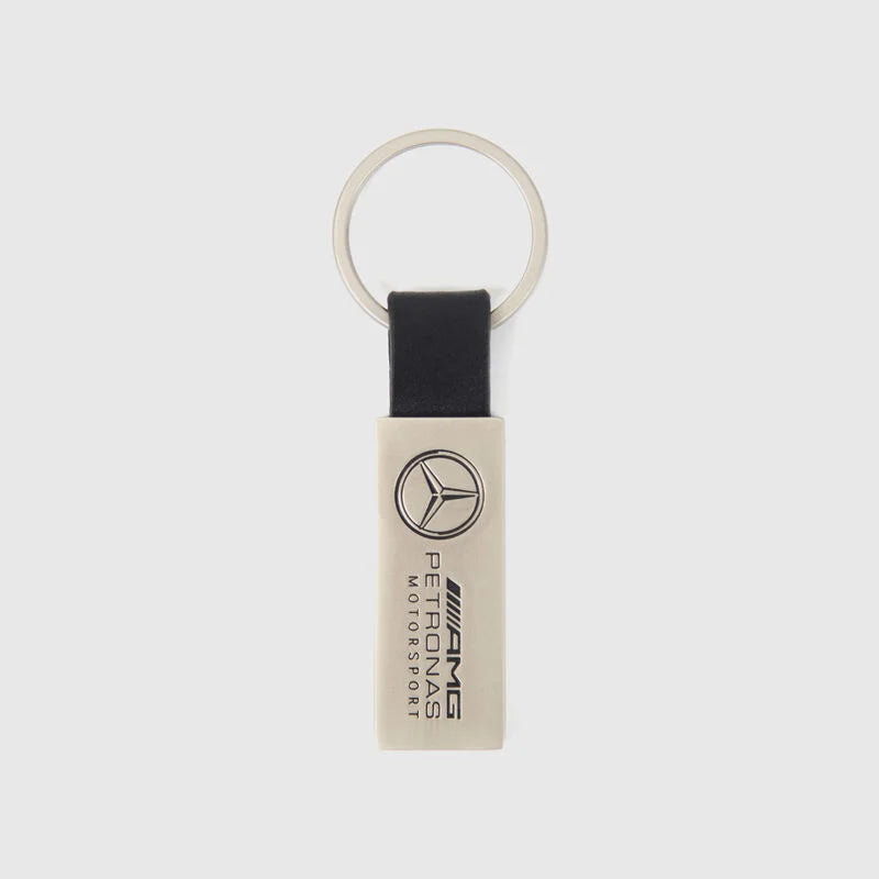 Mercedes-AMG Petronas Metal Keyring Black - Fanwear