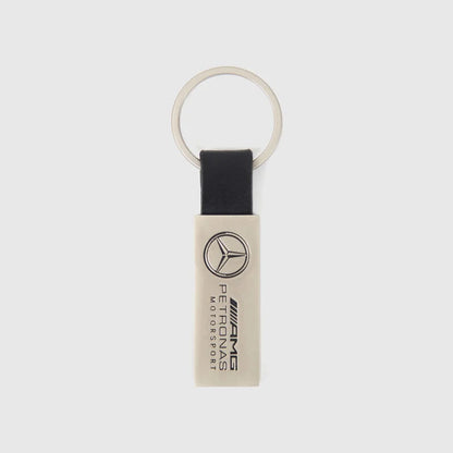 Mercedes-AMG Petronas Metal Keyring Black - Fanwear
