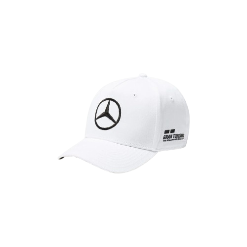 Mercedes-AMG Petronas Motorsport Men's Drivers Cap Lewis Hamilton Baseball 2018 White-RP Teamwear