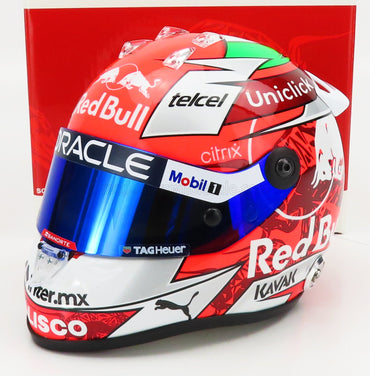 1:2 Scale Model | Red Bull Racing Mini Helmet Sergio Perez Austrian GP 2022