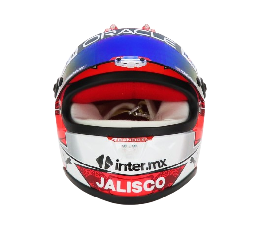 1:2 Scale Model | Red Bull Racing Mini Helmet Sergio Perez Austrian GP 2022