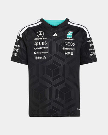Mercedes-AMG Petronas Formula 1 Team Kids Driver Jersey Black 2026 - Rp Teamwear