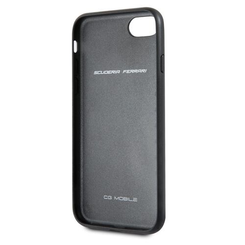 Ferrari iPhone 8 Hard Case - Genuine Leather Heritage
