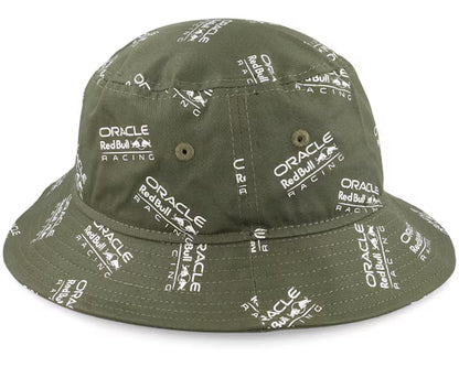 Red Bull Racing Seasonal AOP Bucket Hat Olive 2023-Fanwear