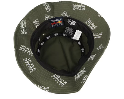 Red Bull Racing Seasonal AOP Bucket Hat Olive 2023-Fanwear