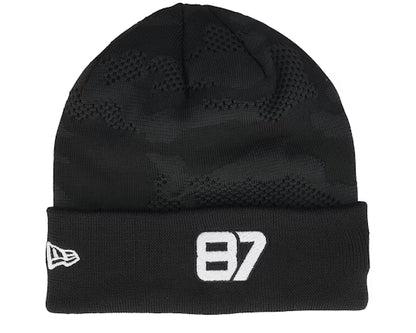 Haas F1 Camo Cuff Beanie Black 2025-Fanwear