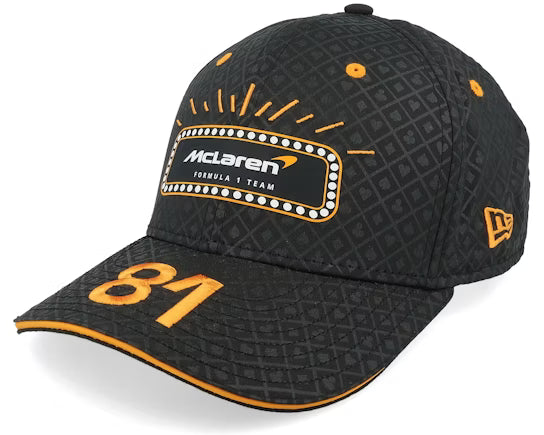 Mclaren Special Edition Men's Vegas Oscar Piastri Cap Black 2025-RP Teamwear