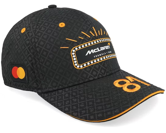 Mclaren Special Edition Men's Vegas Oscar Piastri Cap Black 2025-RP Teamwear