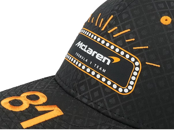 Mclaren Special Edition Men's Vegas Oscar Piastri Cap Black 2025-RP Teamwear