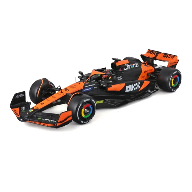 1:24 Scale Model | Mclaren Race Mcl38 Piastri With Helmet Car