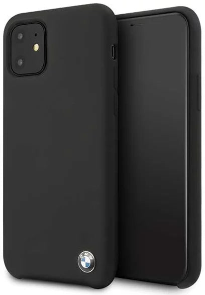 BMW iPhone 11 Hard Case - Black Silicone