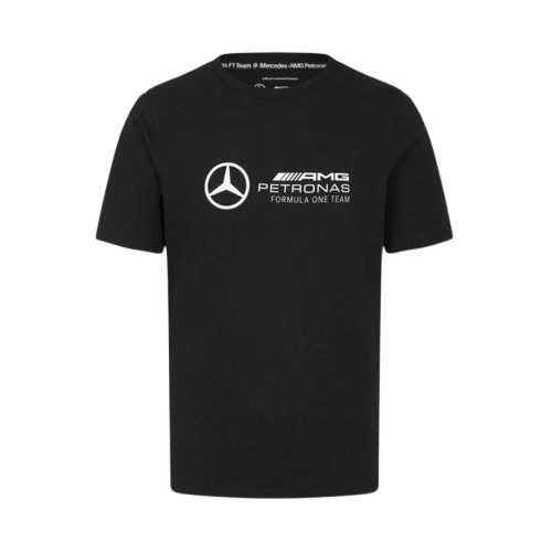 Mercedes-AMG Petronas Formula 1 Team Large Logo T-Shirt Black 2022-Fanwear