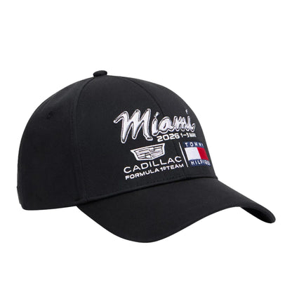 Cadillac F1 Team x Tommy Hilfiger Special Edition Miami Cap Black 2026 - RP Teamwear