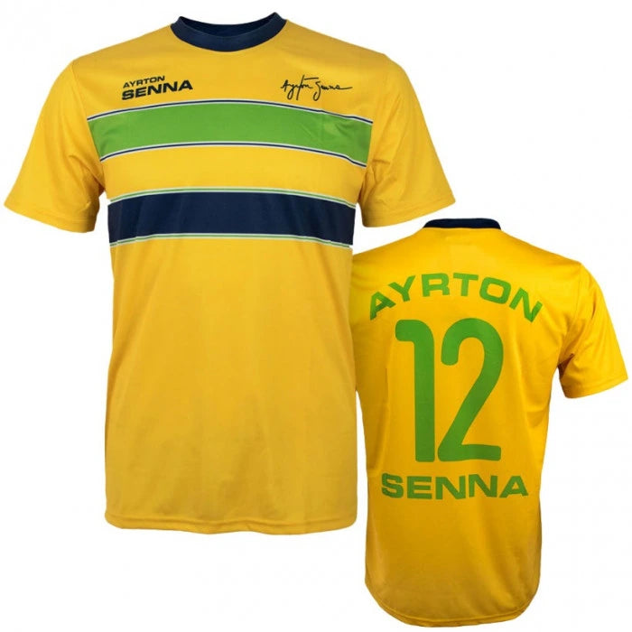 Ayrton Senna Men's T-Shirt Helmet Multicolor