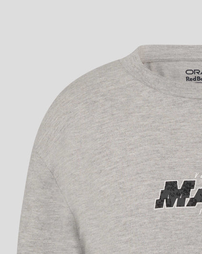 Red Bull Racing Max Verstappen Pixel Back Graphic T-Shirt Grey 2026 - Fanwear