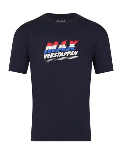 Red Bull Racing Max Verstappen Front Graphic T-Shirt Night Sky 2026 - Fanwear