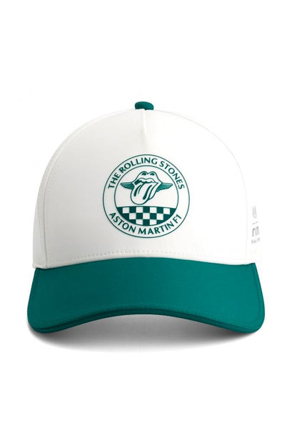 Aston Martin F1 Special Edition Rolling Stones Cap White 2025-Fanwear