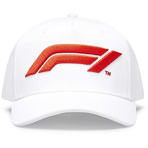 F1 Large Logo Baseball Cap White-Fanwear