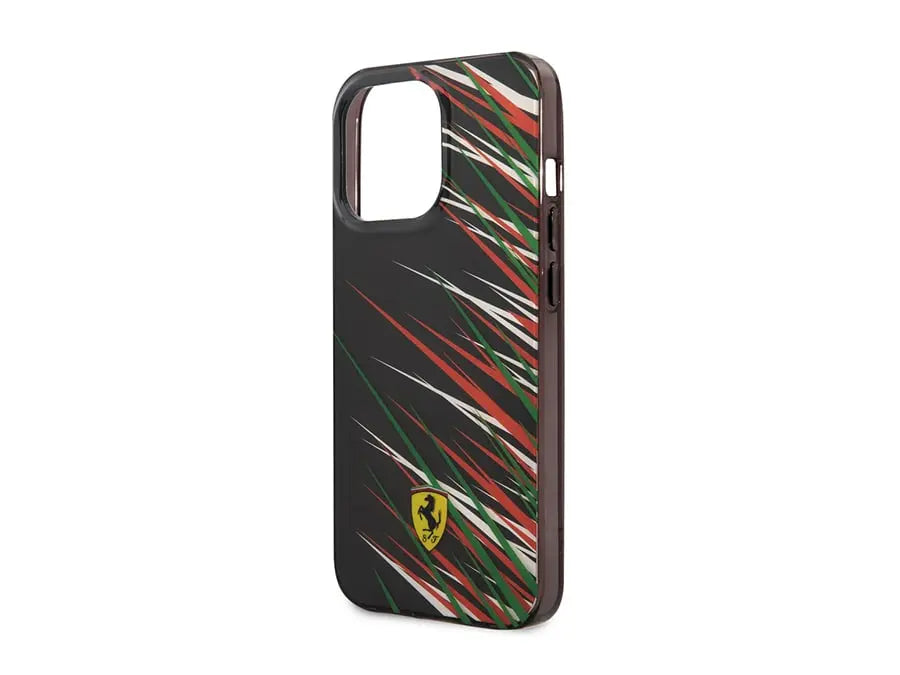 Ferrari iPhone 13 Pro Max Hard Case - PC/TPU Double Layer - Black