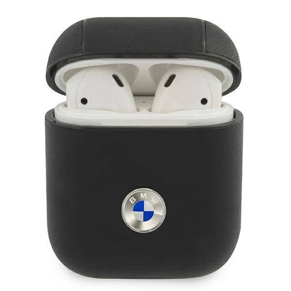 BMW AirPods 1/2 Leather Case - Black