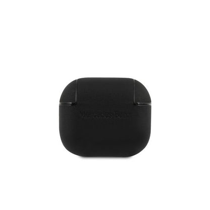 Mercedes-Benz AirPods 3 Case - Leather with Metal Logo - Black