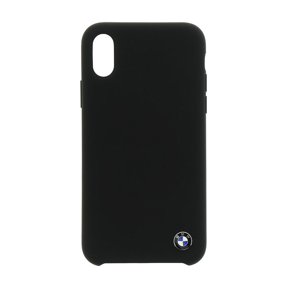 BMW iPhone X Hard Case - Black Silicone