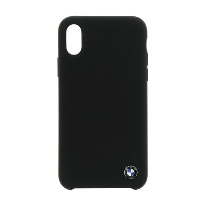 BMW iPhone X Hard Case - Black Silicone