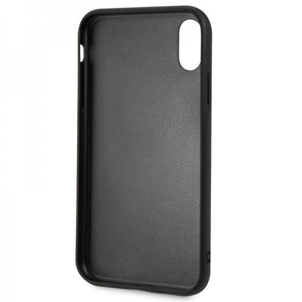 BMW iPhone XR Hard Case - Leather - Black
