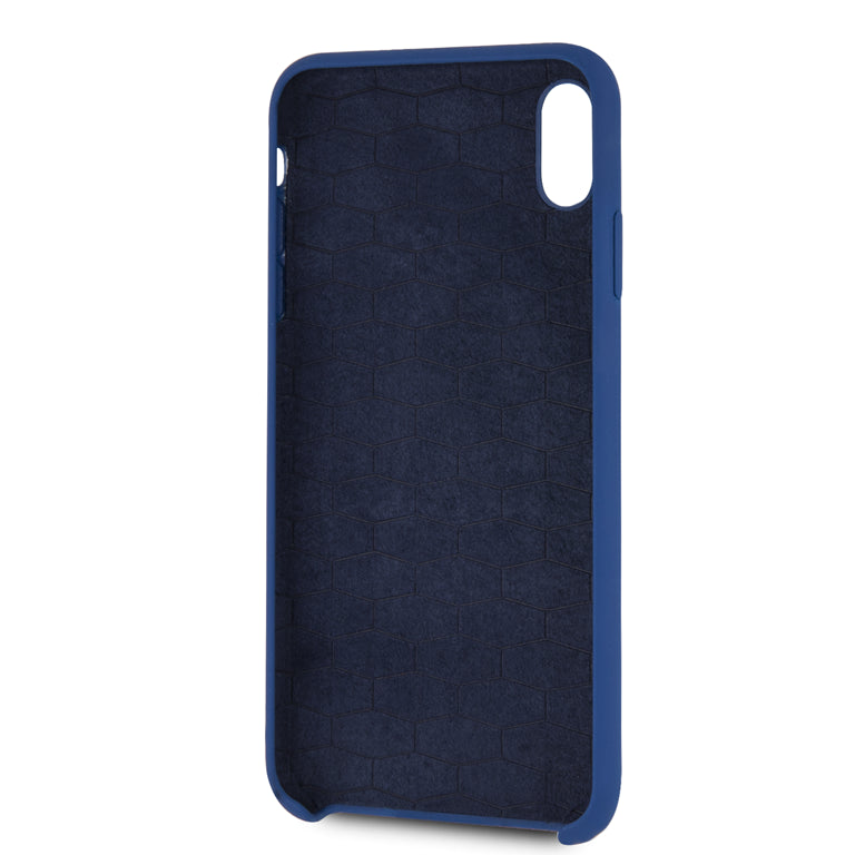 BMW iPhone XS Max Case - Liquid Silicone - Blue