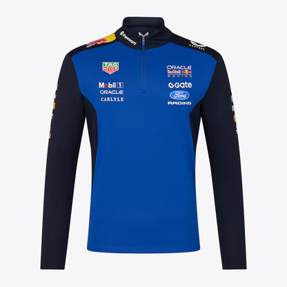 Red Bull Racing Mens's Quarter Zip Midlayer Night Sky 2026 - RP Teamwear