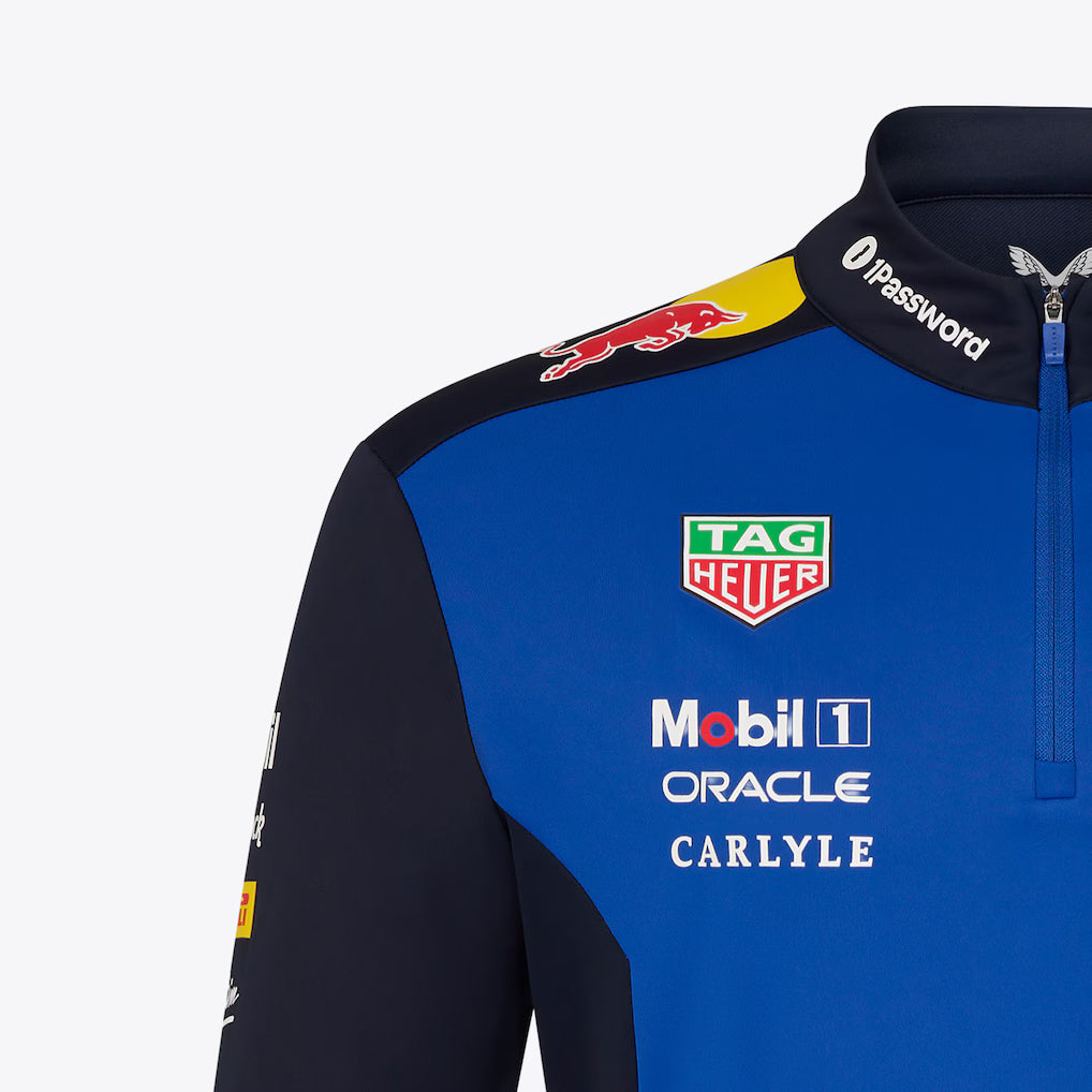 Red Bull Racing Mens's Quarter Zip Midlayer Night Sky 2026 - RP Teamwear
