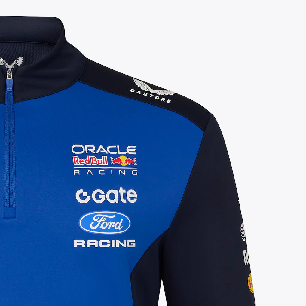 Red Bull Racing Mens's Quarter Zip Midlayer Night Sky 2026 - RP Teamwear