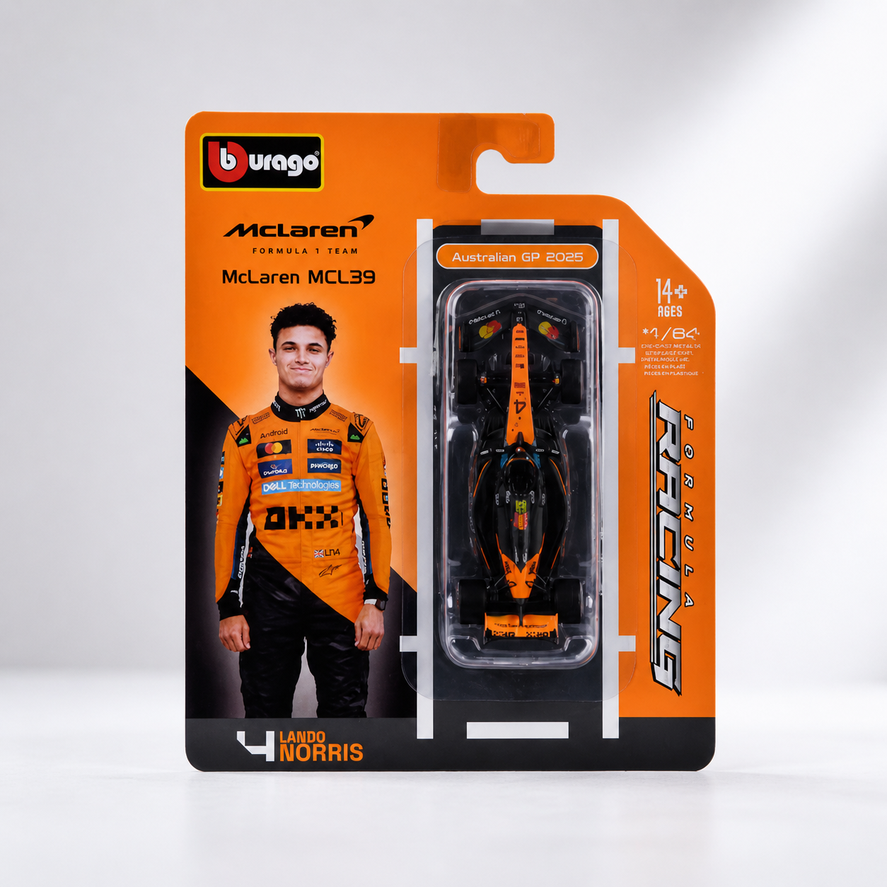 1:64 Scale Model | McLaren MCL39 Lando Norris Car