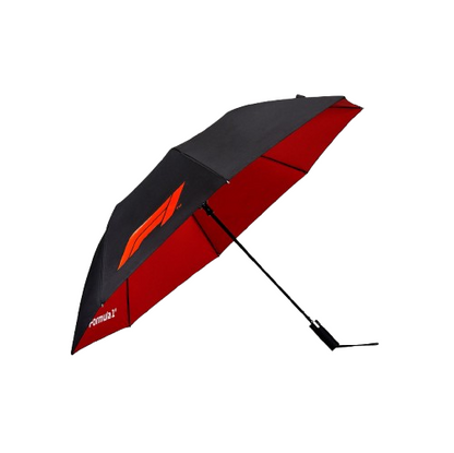 F1 Large Logo Black Umbrella - Fanwear