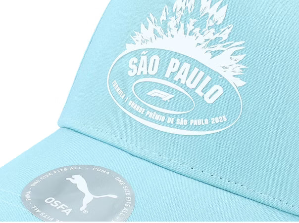 F1 Special Edition Brazil Cap Aqua 2025-Fanwear