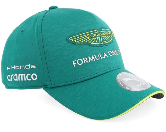 Aston Martin F1 Team Green Cap Fernando Alonso Signed