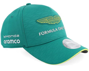 Aston Martin F1 Team Green Cap Fernando Alonso Signed