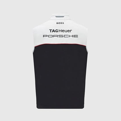 Porsche Formula E Unisex Team Gilet Black 2024-RP Teamwear