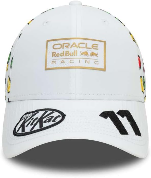 Red Bull Racing Special Edition Vegas Sergio Perez White Cap 2024-RP Teamwear