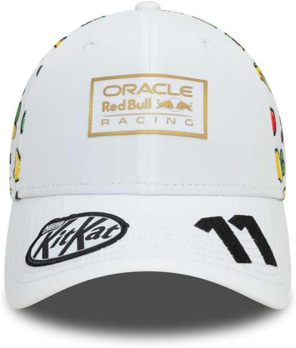 Red Bull Racing Special Edition Vegas Sergio Perez White Cap 2024-RP Teamwear