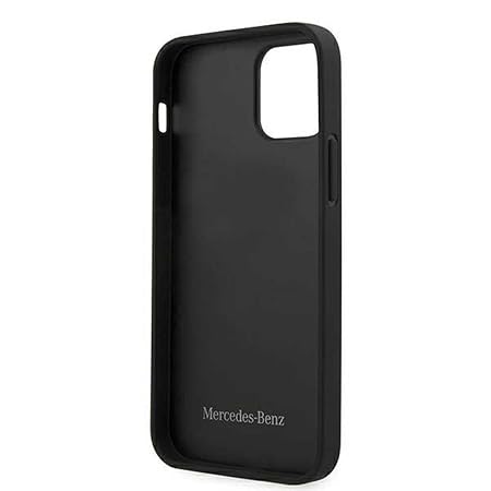 Mercedes iPhone 12 / 12 Pro Leather Case - Urban Collection - Black
