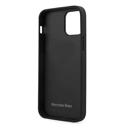 Mercedes iPhone 12 / 12 Pro Leather Case - Urban Collection - Black