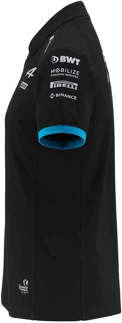 Alpine Men's Team Polo Black 2024-RP Teamwear