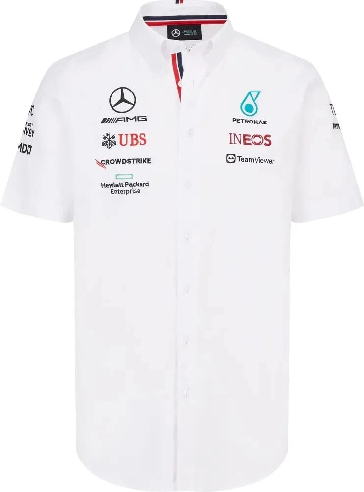 Mercedes-AMG Petronas Formula 1 Team Men's Team Shirt White 2022-RP Teamwear