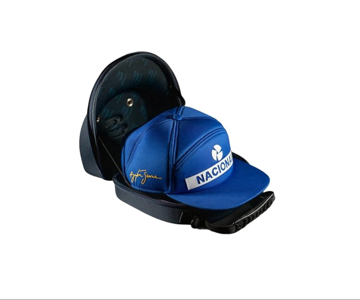 Ayrton Senna Original Nacional Cap With Case 2025-Fanwear