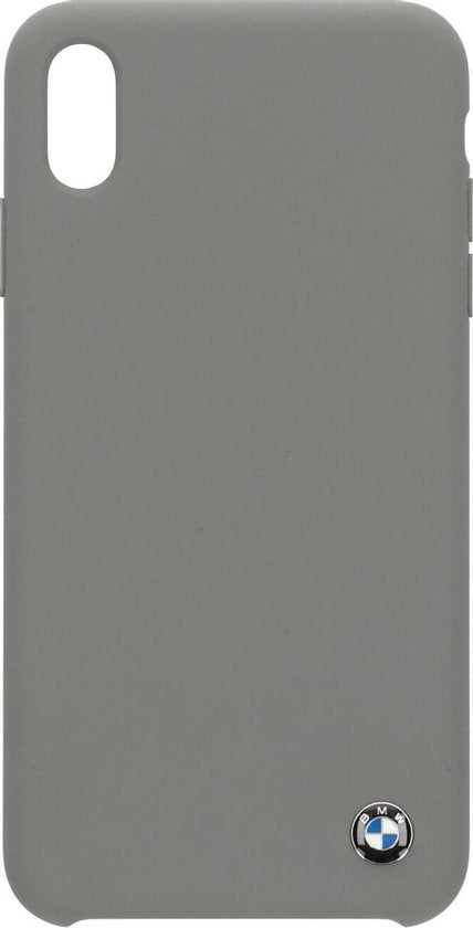 BMW iPhone XS Max Hard Case - Gray Silicone