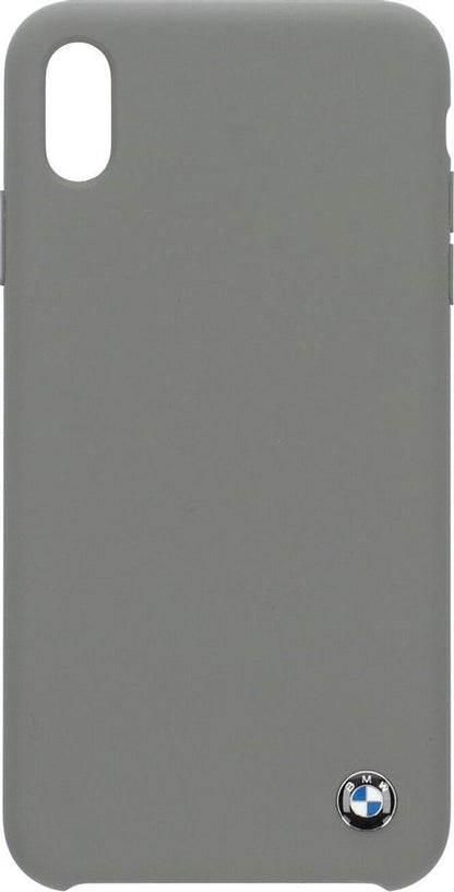 BMW iPhone XS Max Hard Case - Gray Silicone