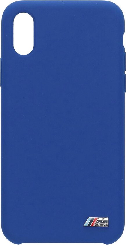 BMW M iPhone X / XS Hard Case - Navy Silicone